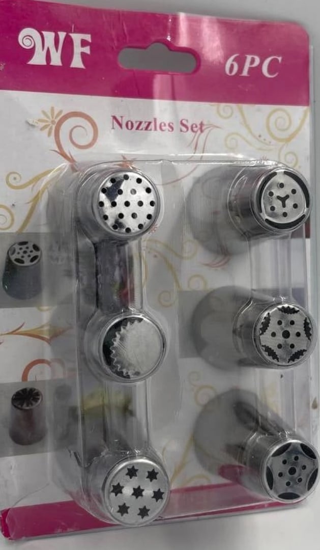 Набор кондитерских насадок Nozzles Set. (6 шт).