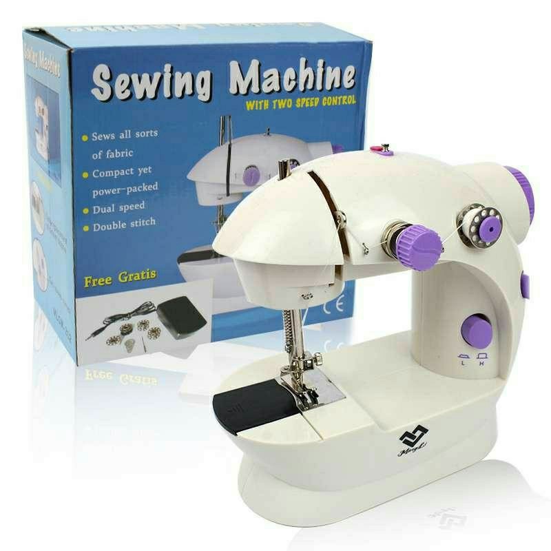 Швейная мини-машинка c педалью 4в1 mini Sewing Machine 201 130342