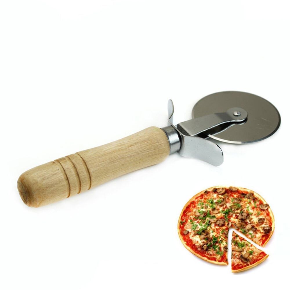 Нож для пиццы с деревянной ручкой