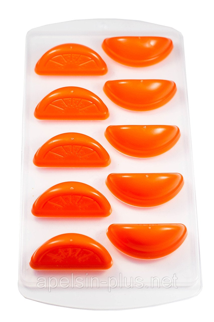 Форма для льда Мультидом Апельсин силикон.