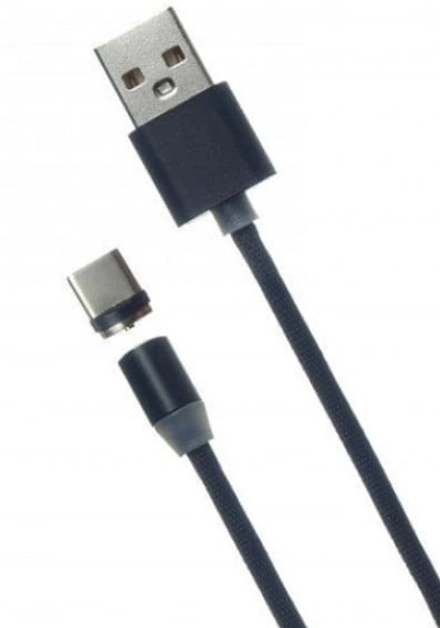 Нейлоновый магнитный кабель mucro USB Type-C и IPhone