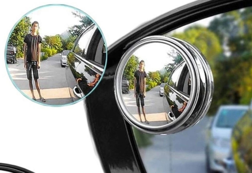 Сферическое зеркало для слепых зон автомобиля (2 штуки)