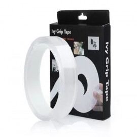 Многоразовая крепежная лента Ivy Grip Tape прозрачная, 1м