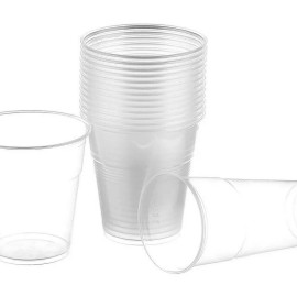 Одноразовый пластиковый стакан, 200мл. (100 штук)